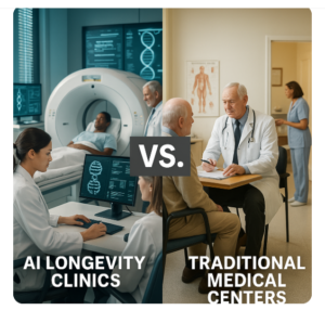 AI Longevity Center v Traditional Centers